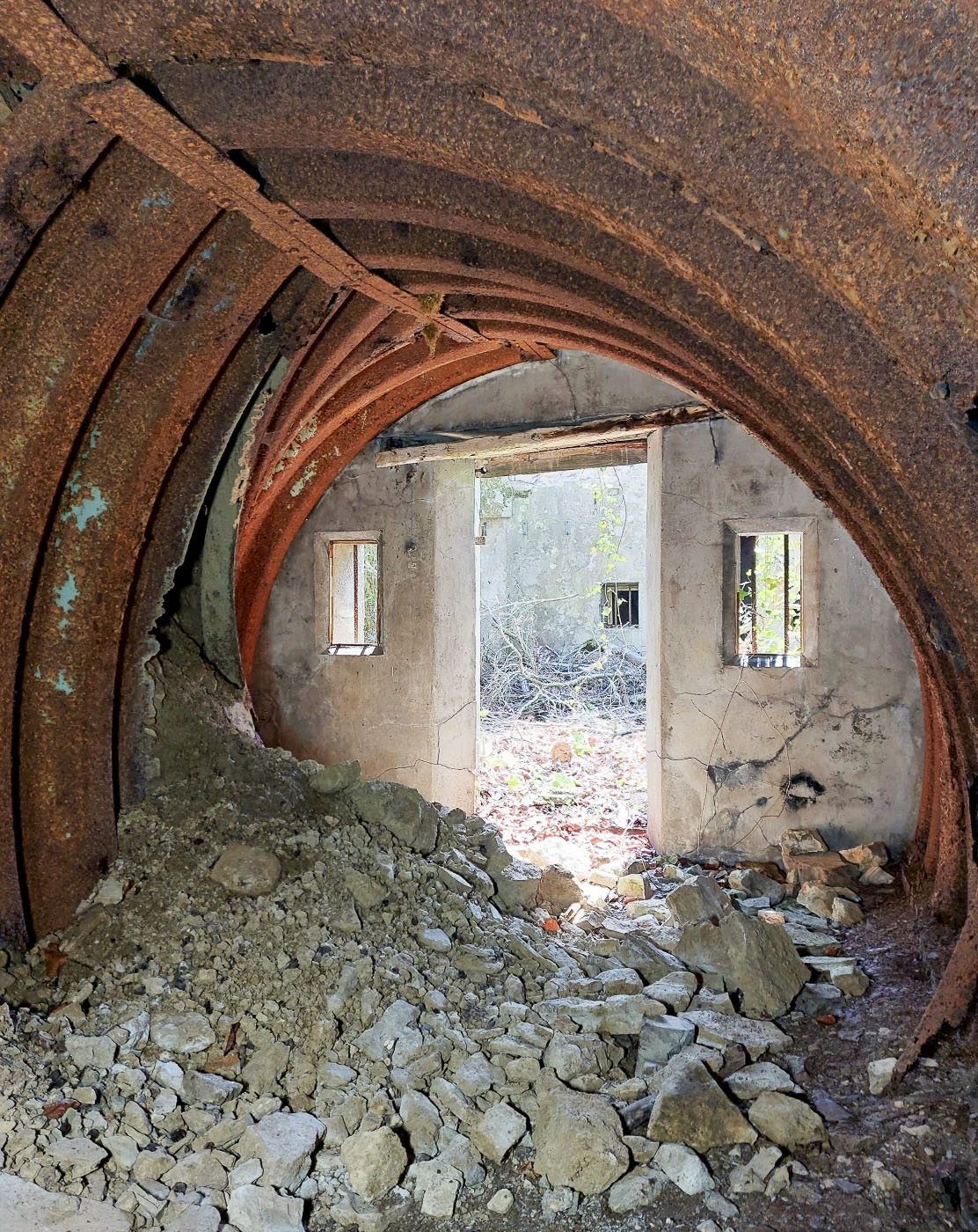 Ligne Maginot - SCHIDELBERG (QUARTIER TéTERCHEN - II/161° RIF) - (PC de Quartier) - Abri tôle métro de gauche