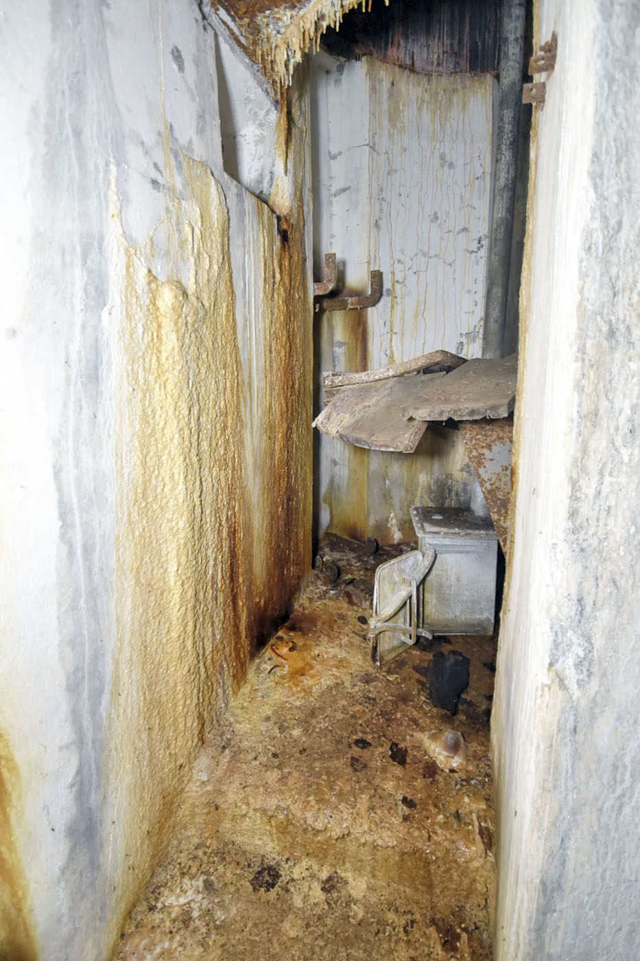 Ligne Maginot - TRAUTBACH EST - (Blockhaus pour arme infanterie) - Le plancher mobile de la cloche GFM