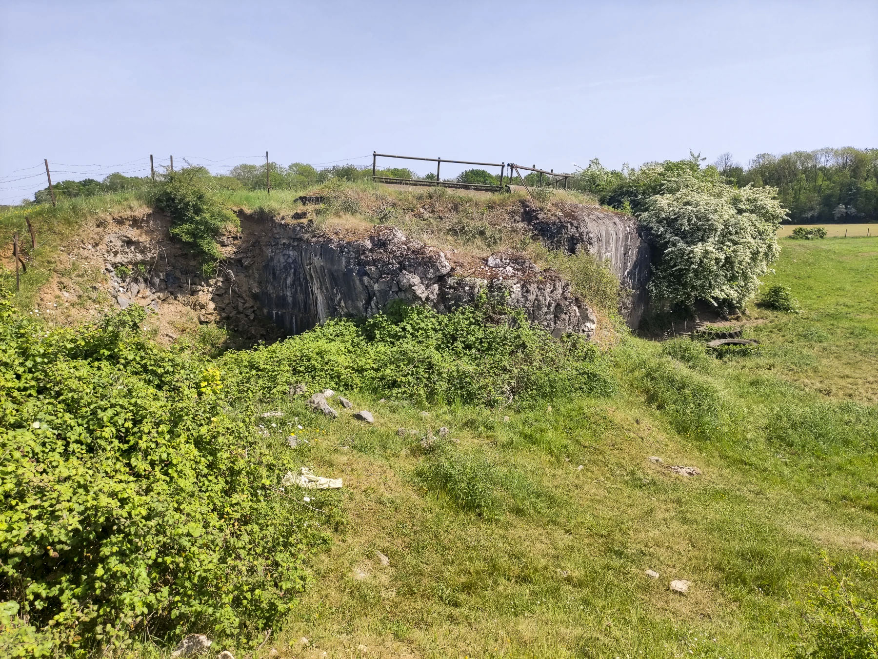 Ligne Maginot - C37 - MARPENT NORD - (Casemate d'infanterie - Simple) - Ancien emplacement de cloche AM ouest.
