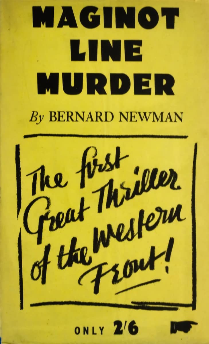 Livre - Maginot line murder (ANGLAIS) (NEWMAN Bernard) - NEWMAN Bernard