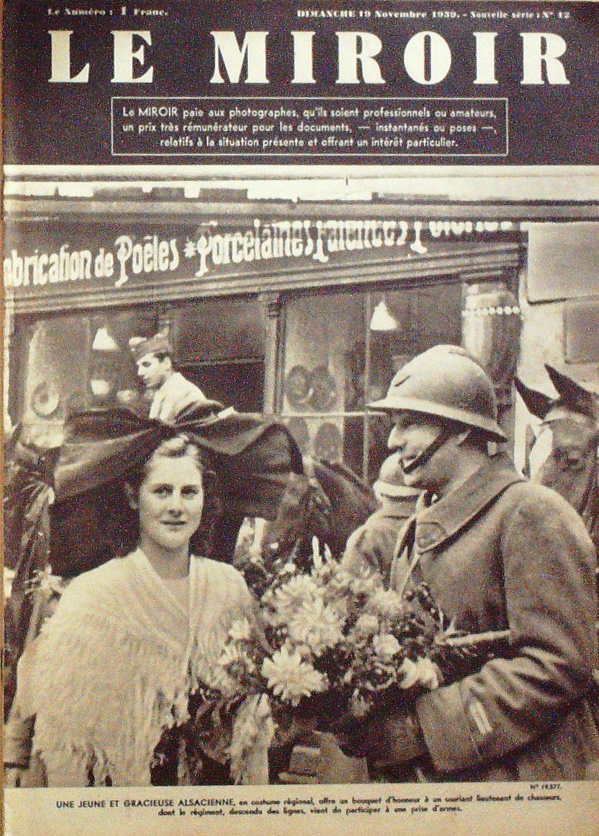 Livre - Le Miroir - N°12 – 19/11/1939 (Non précisé) - Non précisé