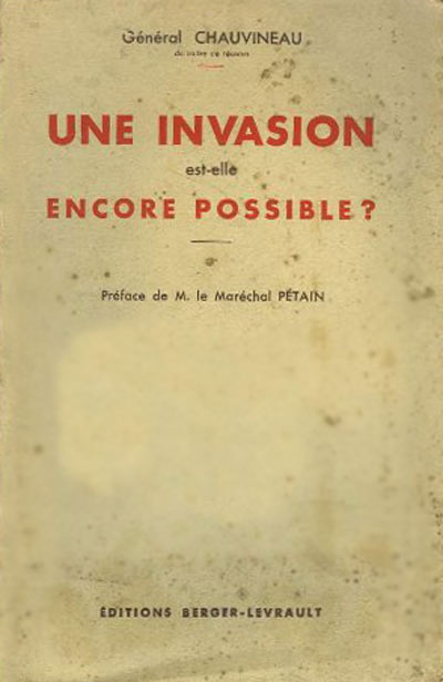 Livre - Une Invasion est-elle encore possible ? (CHAUVINEAU Narcisse A.) - CHAUVINEAU Narcisse A.