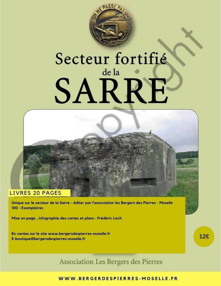 Secteur fortifié de la Sarre - ZIMMER Michel et Philippe, LISCH Frédéric