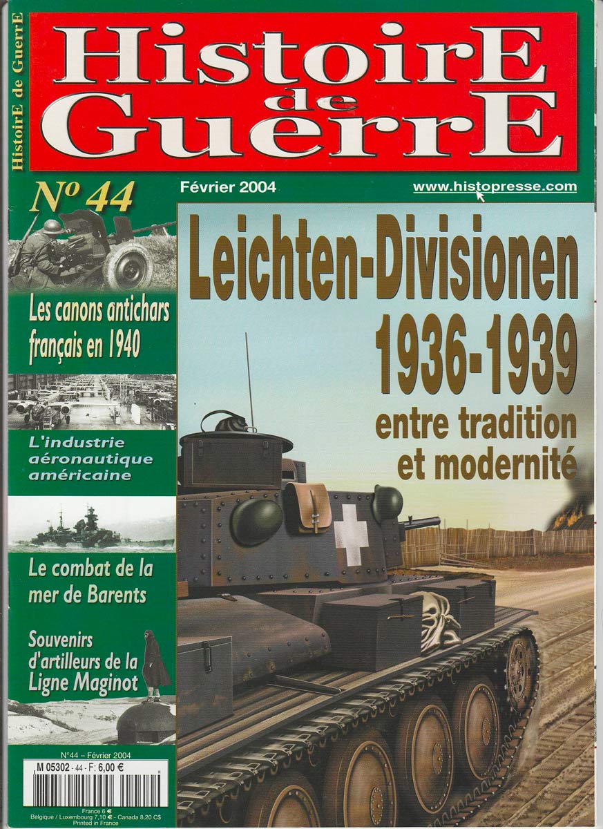 Livre - Histoire de Guerre n° 44 (Michel Truttmann) - Michel Truttmann