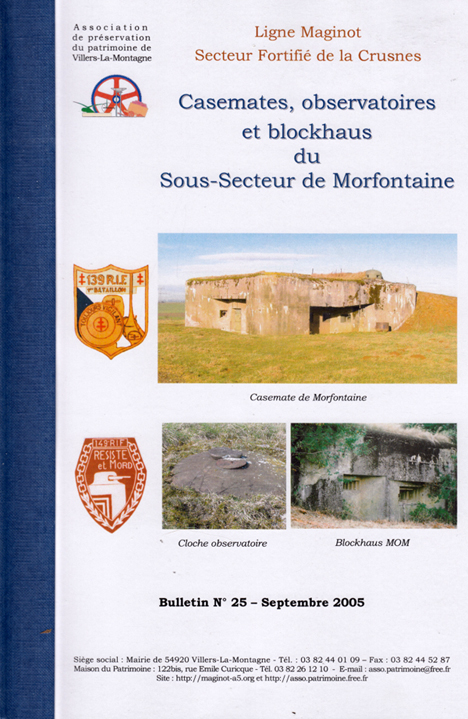 Casemates, observatoires et blockhaus du sous-secteur de Morfontaine - COLLECTIF